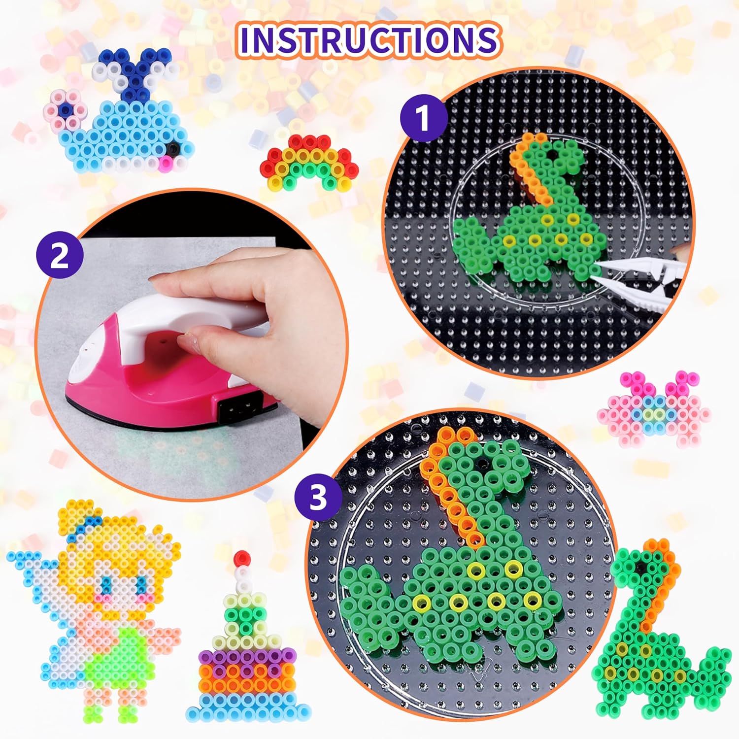 Thumbnail 3 de Pllieay Bügelperlen Set 5mm 🎨