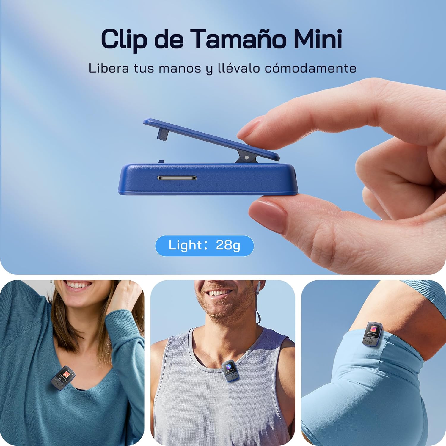 Detalle 2 de WOLFANG WMP01 Reproductor MP3 64 GB