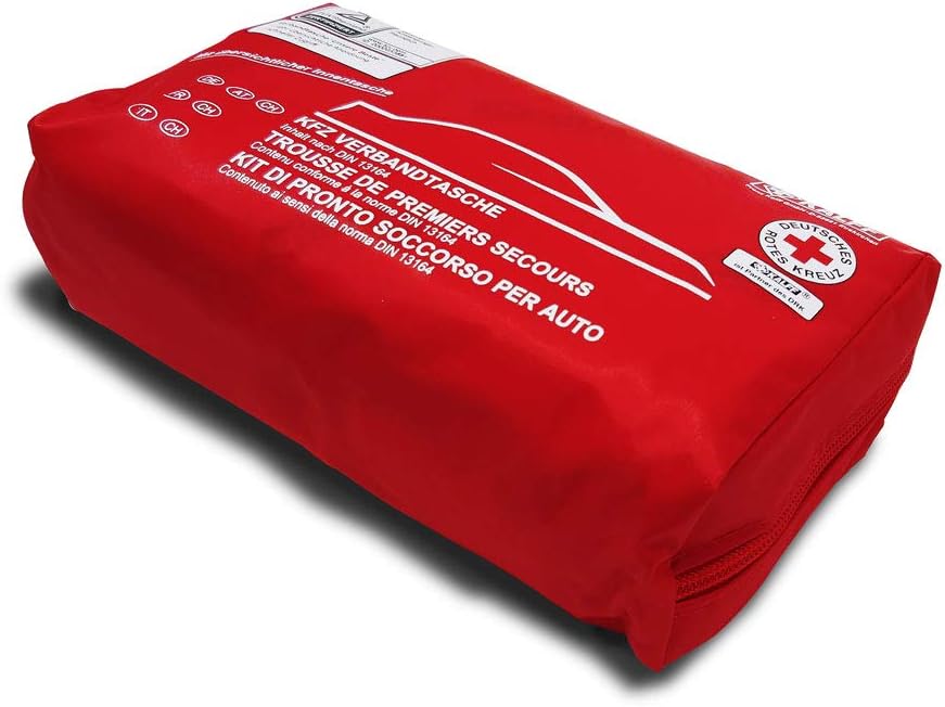 Detalle de Quattroerre 16056 Kit di Pronto Soccorso per Auto Omologato DIN 13164
