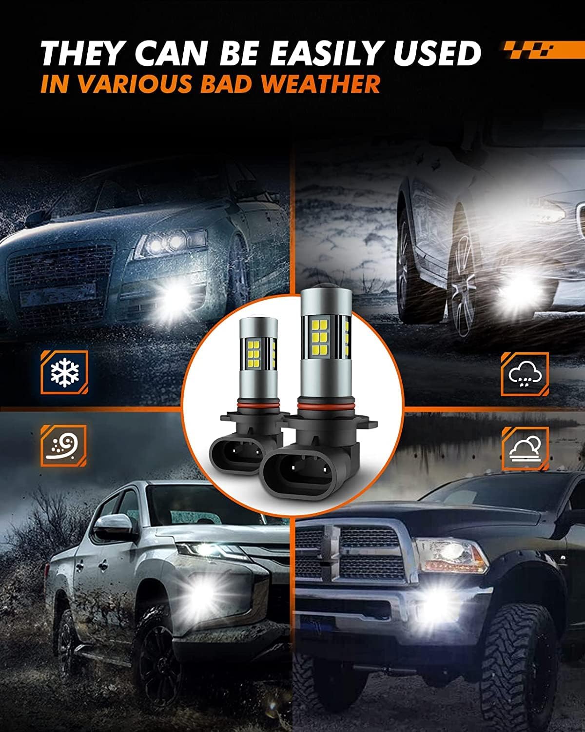 Thumbnail 5 de SEALIGHT LED fog light bulbs, H10