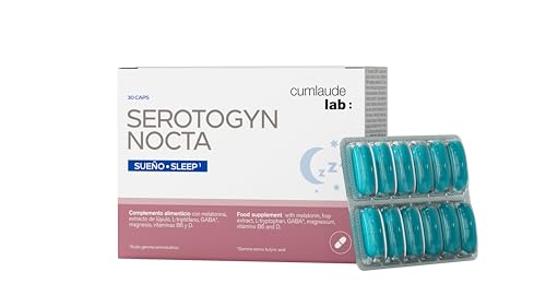 Thumbnail 1 de Cumlaude Lab Serotogyn Nocta: complemento alimenticio con melatonina, lúpulo y vitaminas para sueño y ánimo