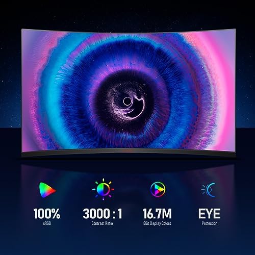 Detalle 2 de KOORUI Monitor Gaming Curvo 31,5" QHD 170 Hz