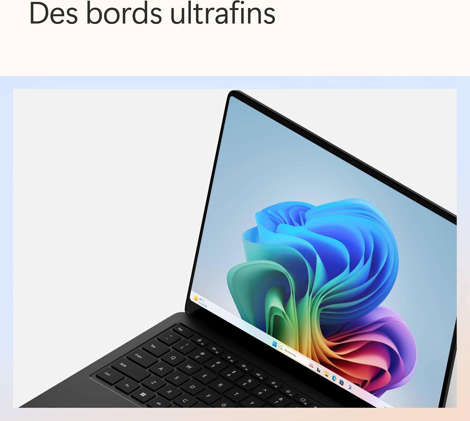 Detalle 2 de Microsoft Surface Laptop Snapdragon X Elite 15 pouces