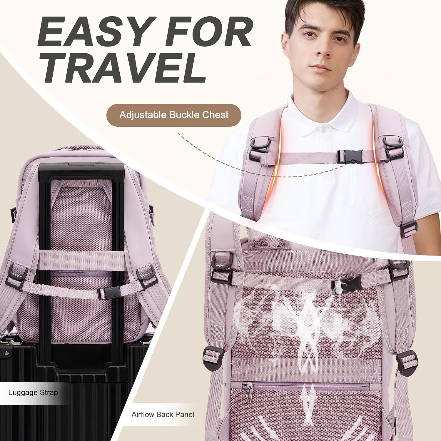 Detalle de xlodea Ryanair Cabin Bags 40x30x20 Underseat Travel Backpack