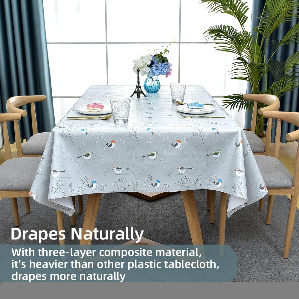 Thumbnail 3 de Plenmor Table Cloth Wipe Clean PVC Tablecloth 137x275 cm