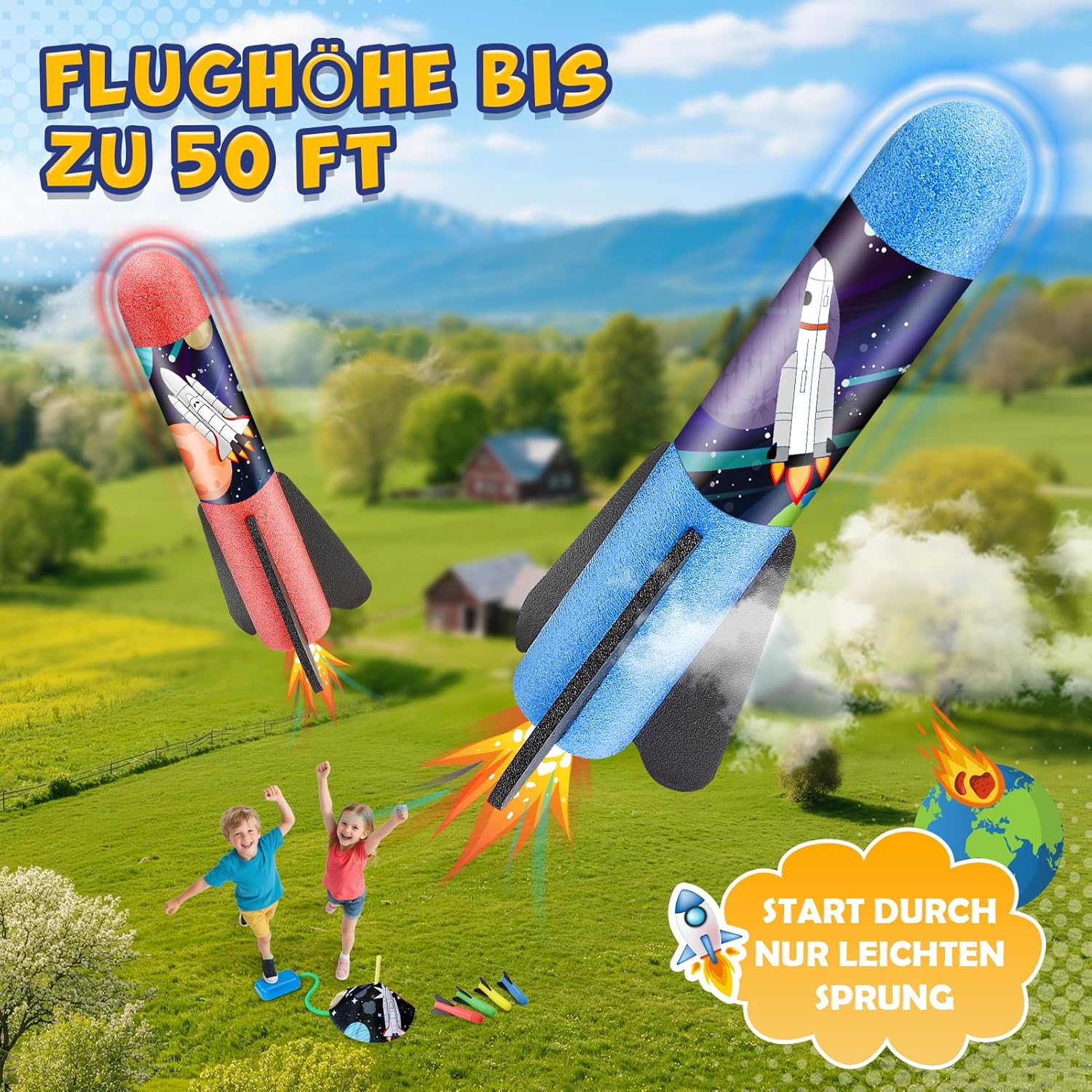 Thumbnail 5 de Anginne Raketen-Spielzeug aus Schaumstoff – Outdoor-Cohetes für Kinder ab 3 Jahren