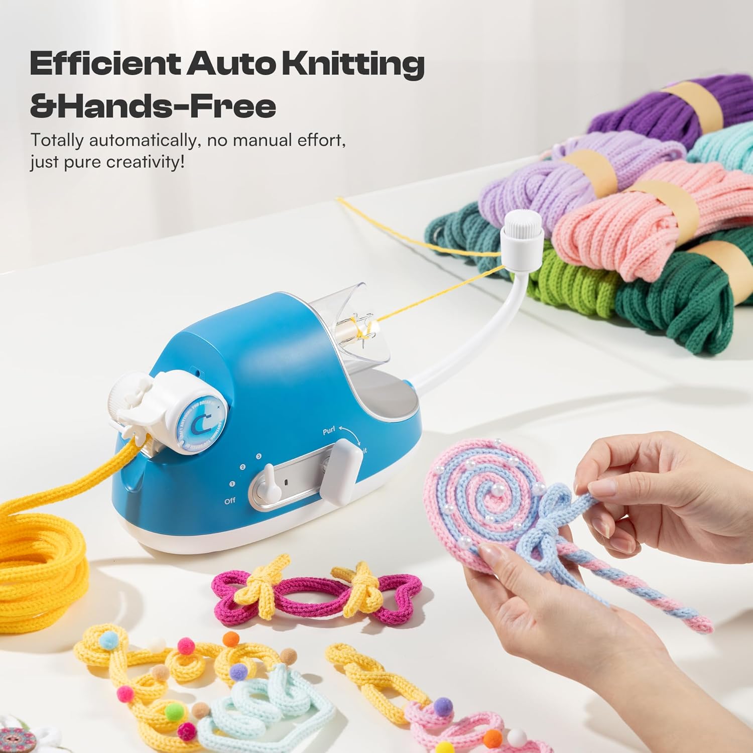 Thumbnail 1 de Caydo Strickmühle Elektrisch Pro für I-Cords