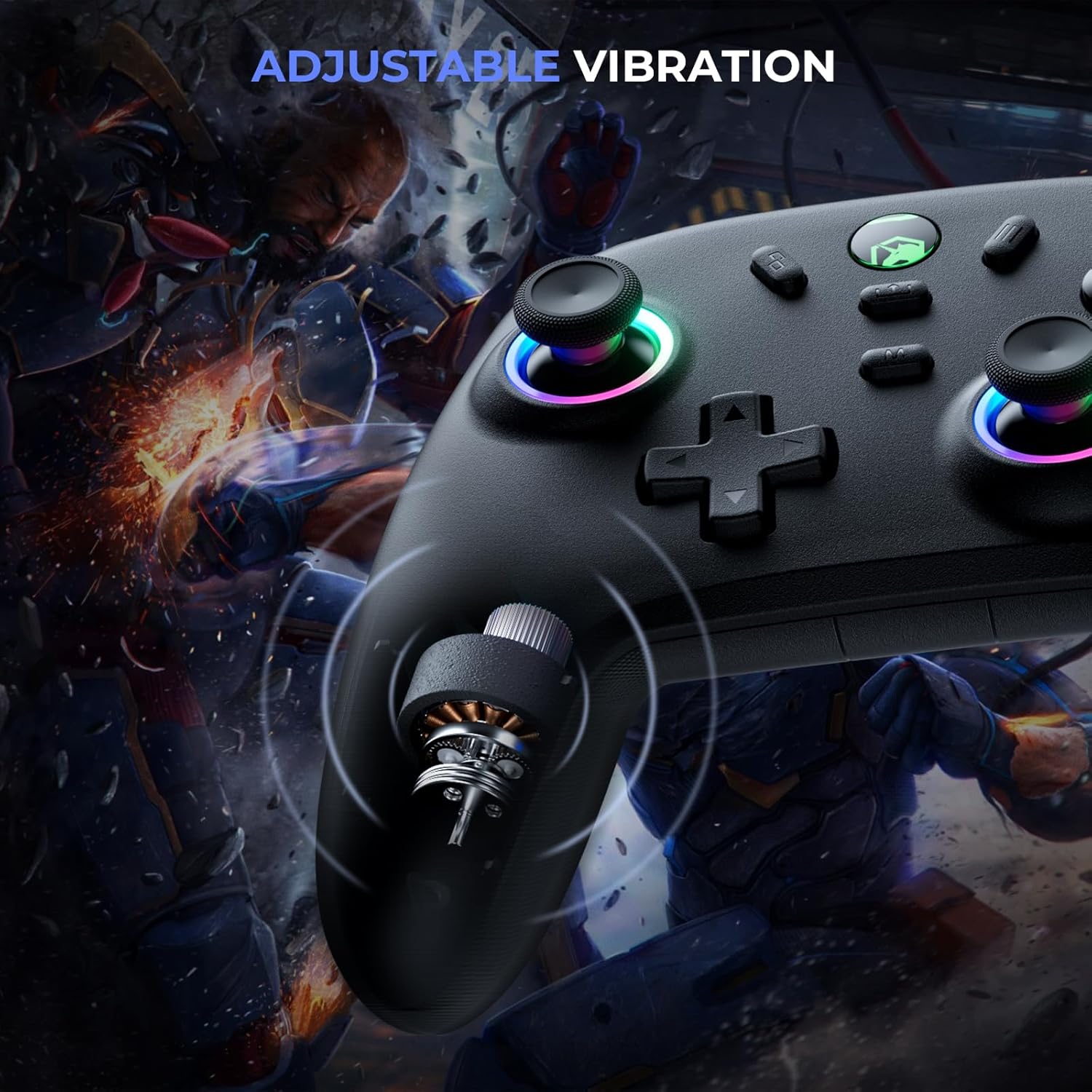 Thumbnail 5 de ECHTPower Wireless PC Gaming Controller with Hall Effect Joystick