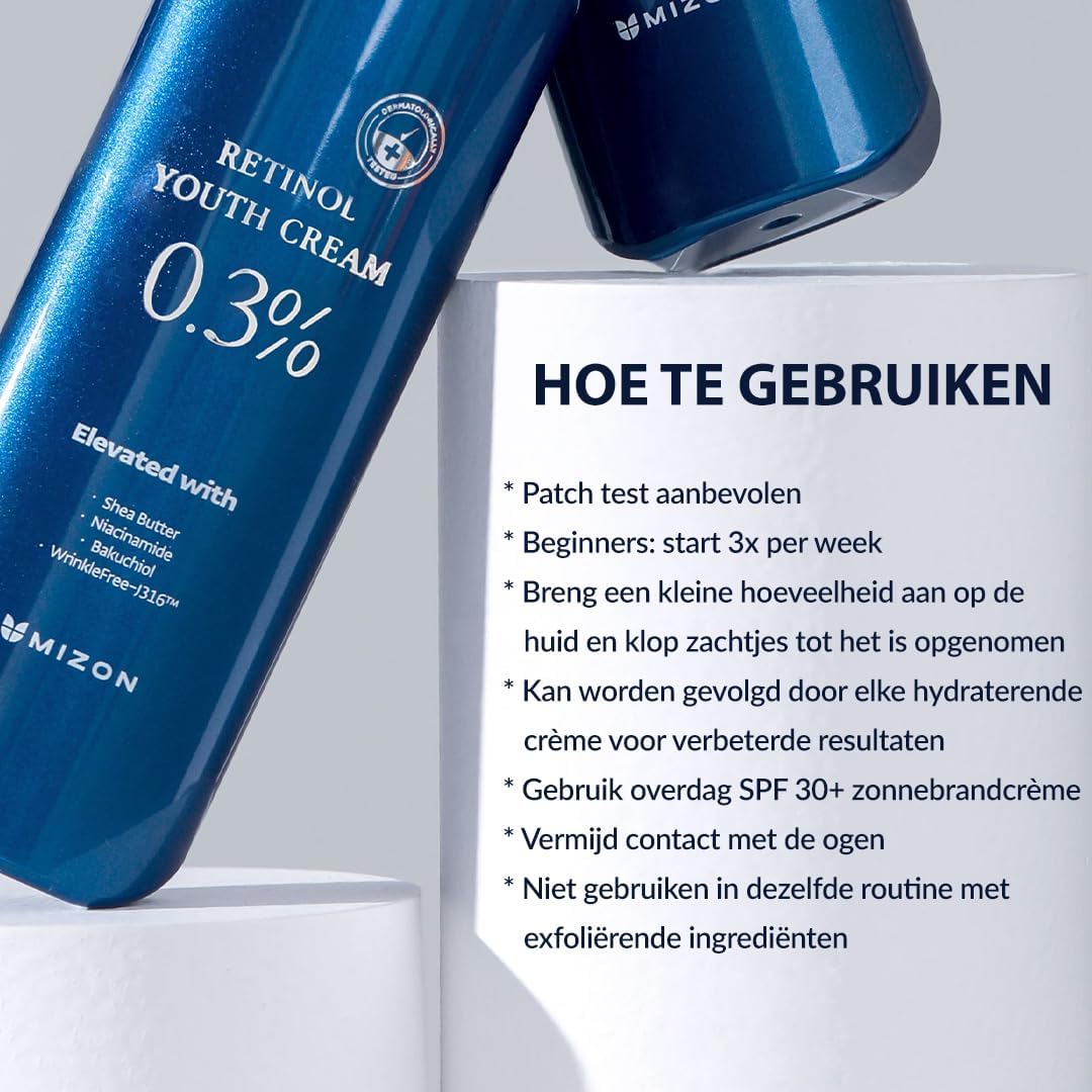 Thumbnail 6 de MIZON Retinol Youth Cream 0,3% gezichtscrème met peptiden en bakuchiol
