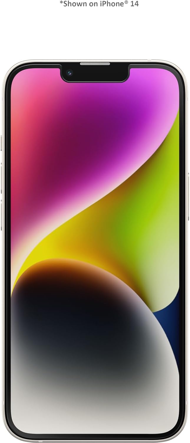 Detalle de OtterBox Premium Glass pour iPhone 15 : protège-écran en verre trempé anti-rayures et anti-chutes jusqu’à 0,9 m