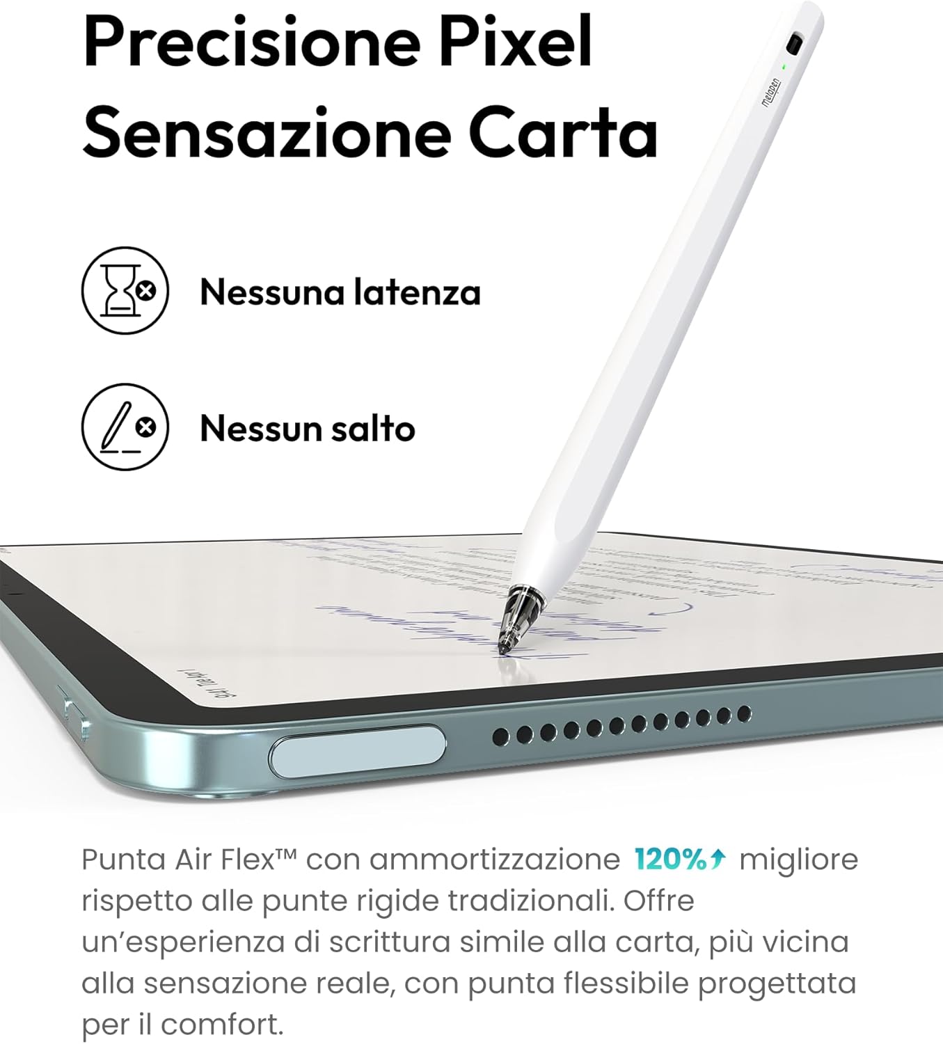 Thumbnail 5 de Metapen Air8 Pro Penna per iPad (2018-2025) con punta Air-Flex morbida e batteria fino a 20 ore