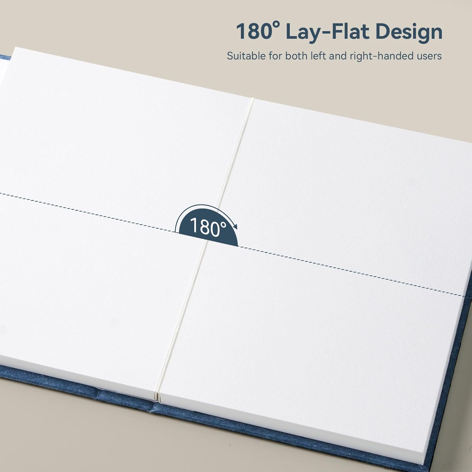 Detalle de Arrtx carnet de croquis A6, 2 paquets de 120 feuilles/240 pages, reliure dos libre, 180 g/m²