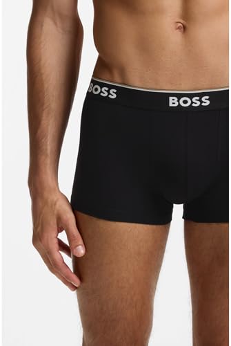 Detalle de BOSS Trunk 3P Power Caleçon Boxeur – Assorted Pre-pack999, S Homme