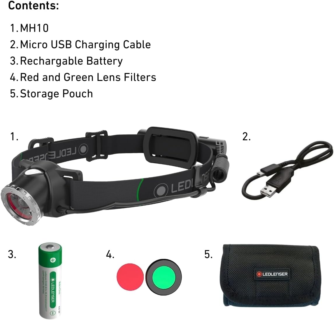 Thumbnail 4 de Ledlenser MH10 Outdoor Headlamp: a practical, rechargeable option for hands-free illumination