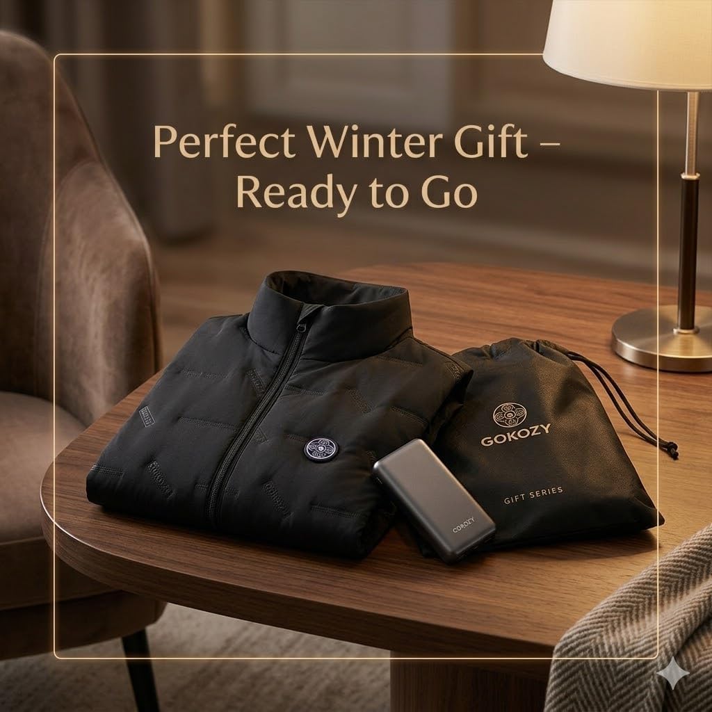 Thumbnail 6 de GOKOZY Men's Heated Vest, 15 Heating Zones, 12V 20,000mAh Battery