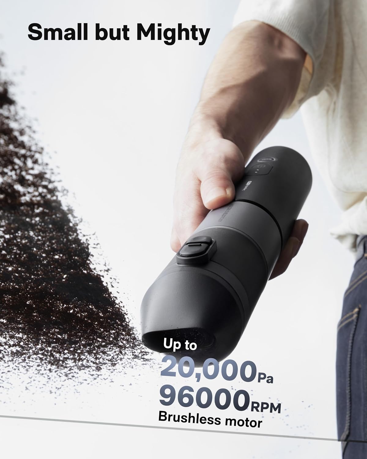 Thumbnail 1 de HOTO Cordless Car Vacuum, 180 ml Dust Cup