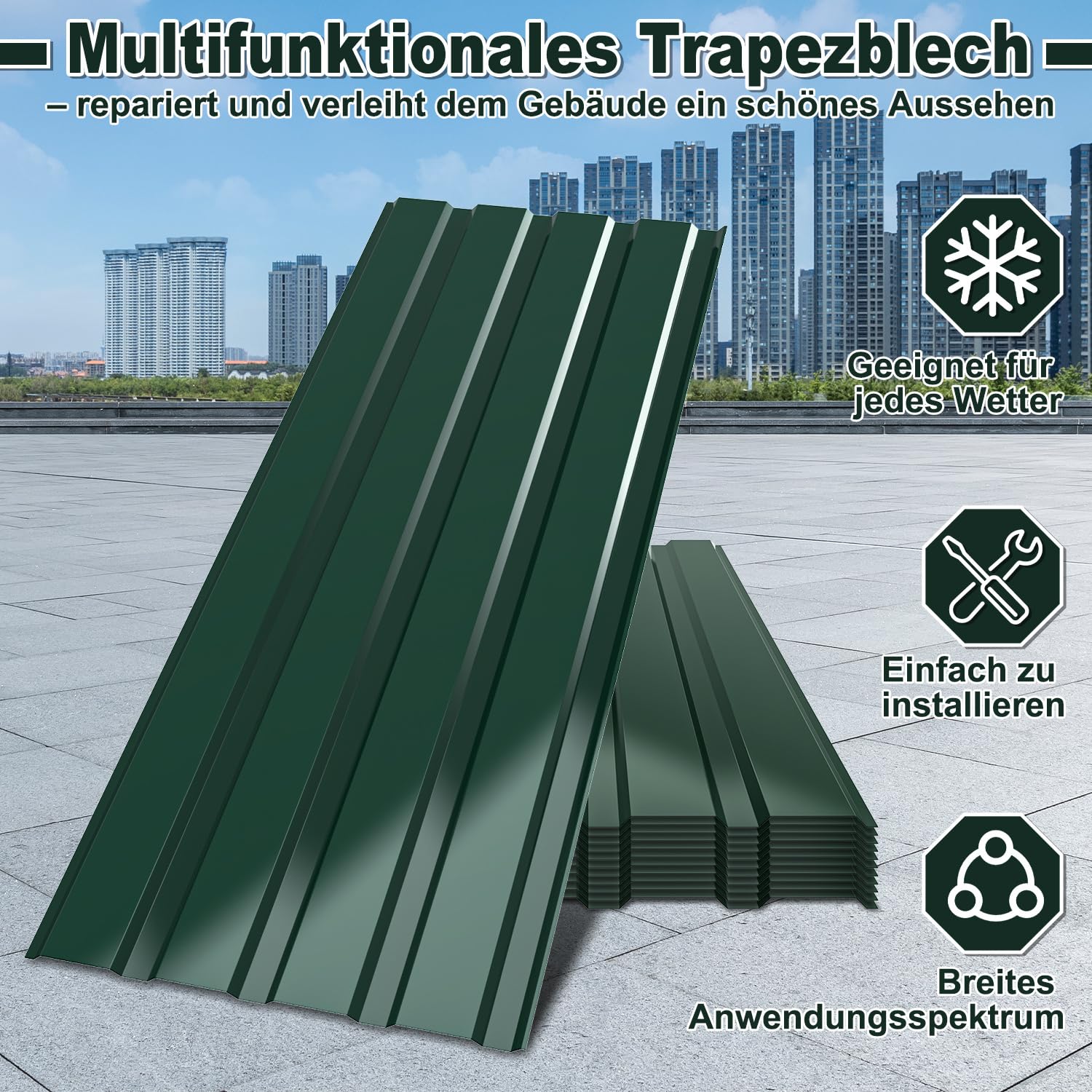 Thumbnail 2 de Chapa trapezoidal para tejado Vkechh 129x46
