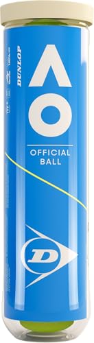 Detalle de Dunlop D Tb Australian Open 4Pet Palline da tennis Yellow – Unisex, One Size