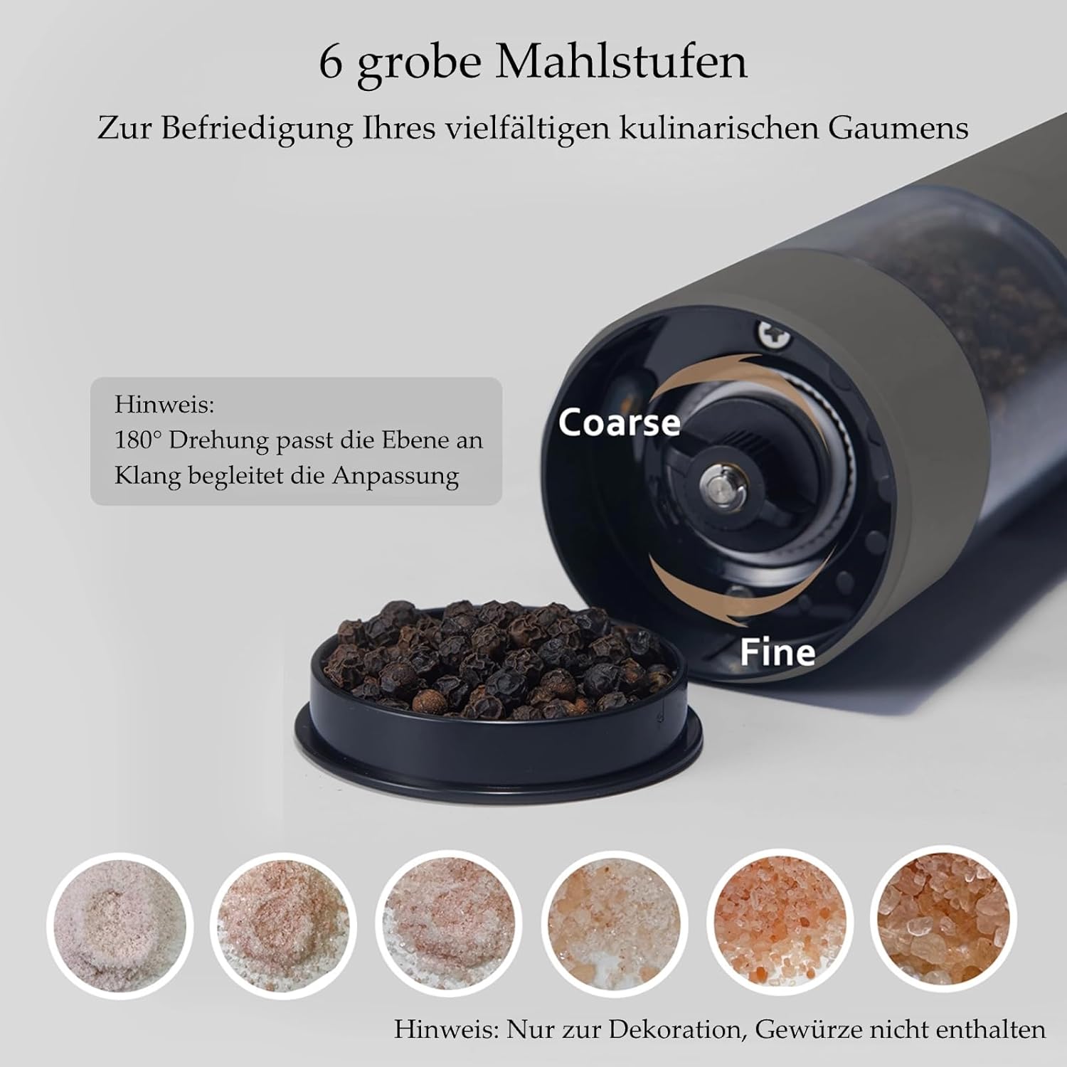 Thumbnail 5 de TLYSXPRO elektrische Salz- und Pfeffermühle 2er-Set ⚙