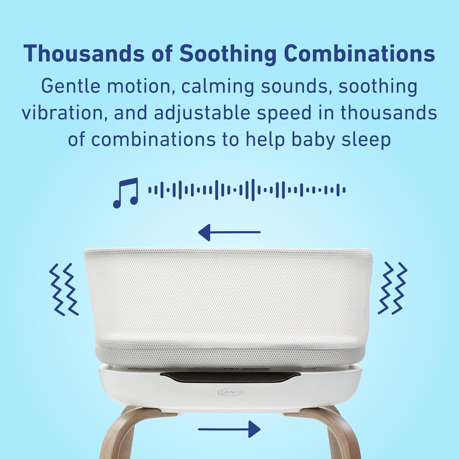 Thumbnail 2 de Graco SmartSense Soothing Baby Bassinet 6M