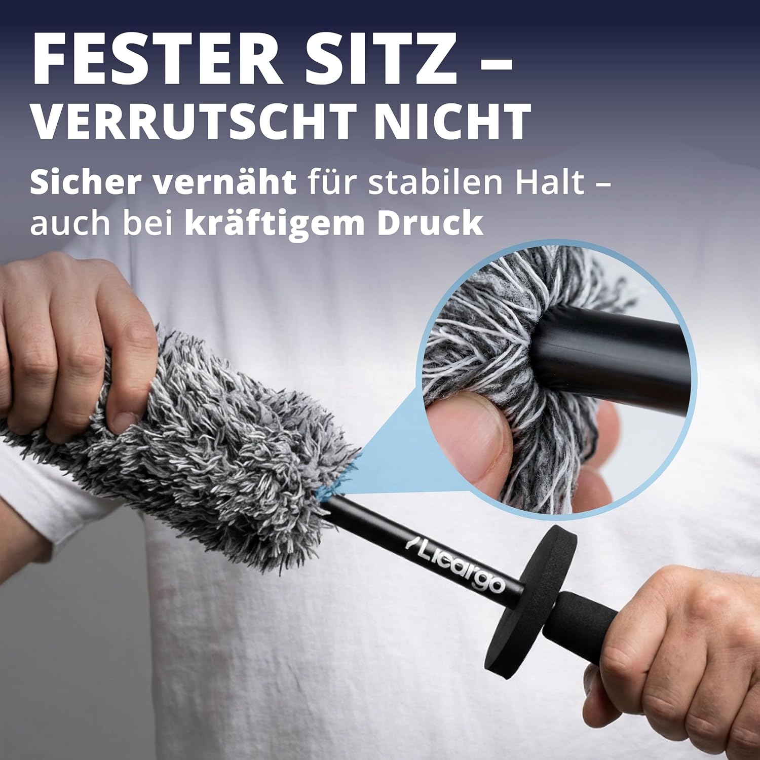 Thumbnail 3 de LICARGO Mikrofaser Felgenbürste extra dünn
