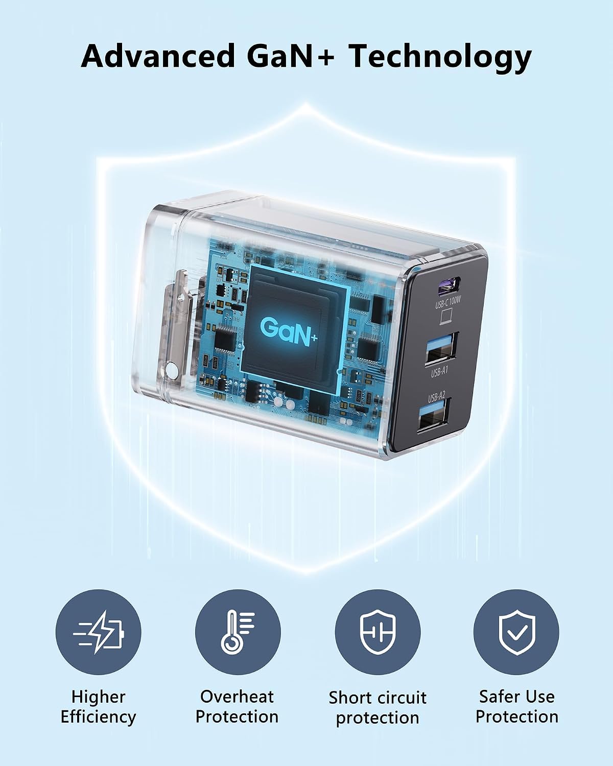 Detalle de USB-C Laptop Charger Block, 140W
