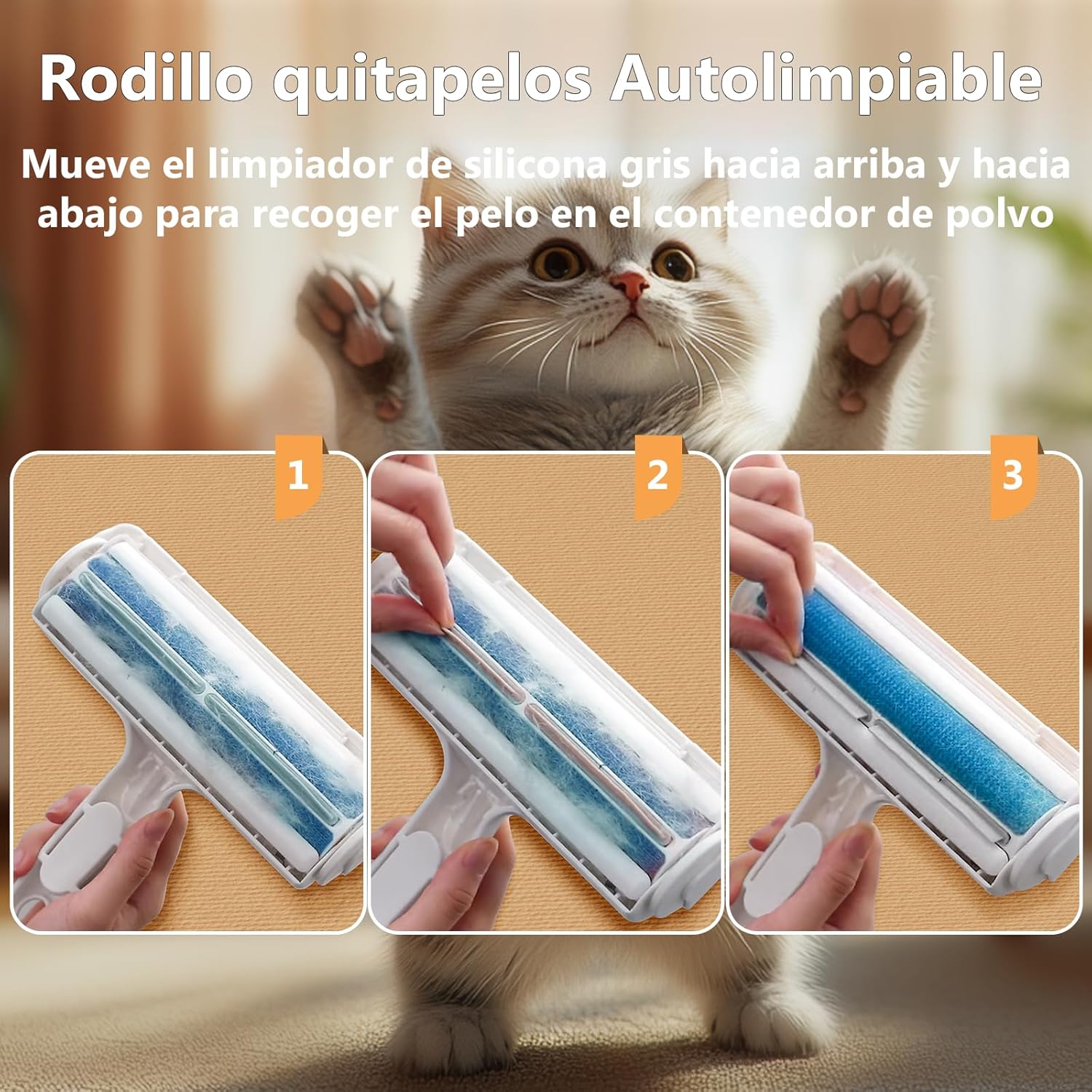Thumbnail 4 de ACE2ACE Quitapelos para mascotas 1 unidad