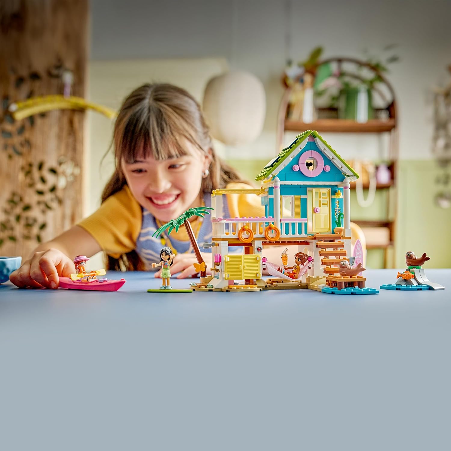 Thumbnail 6 de LEGO Friends Strandhaus mit Robben – Miniatur-Set (42699)
