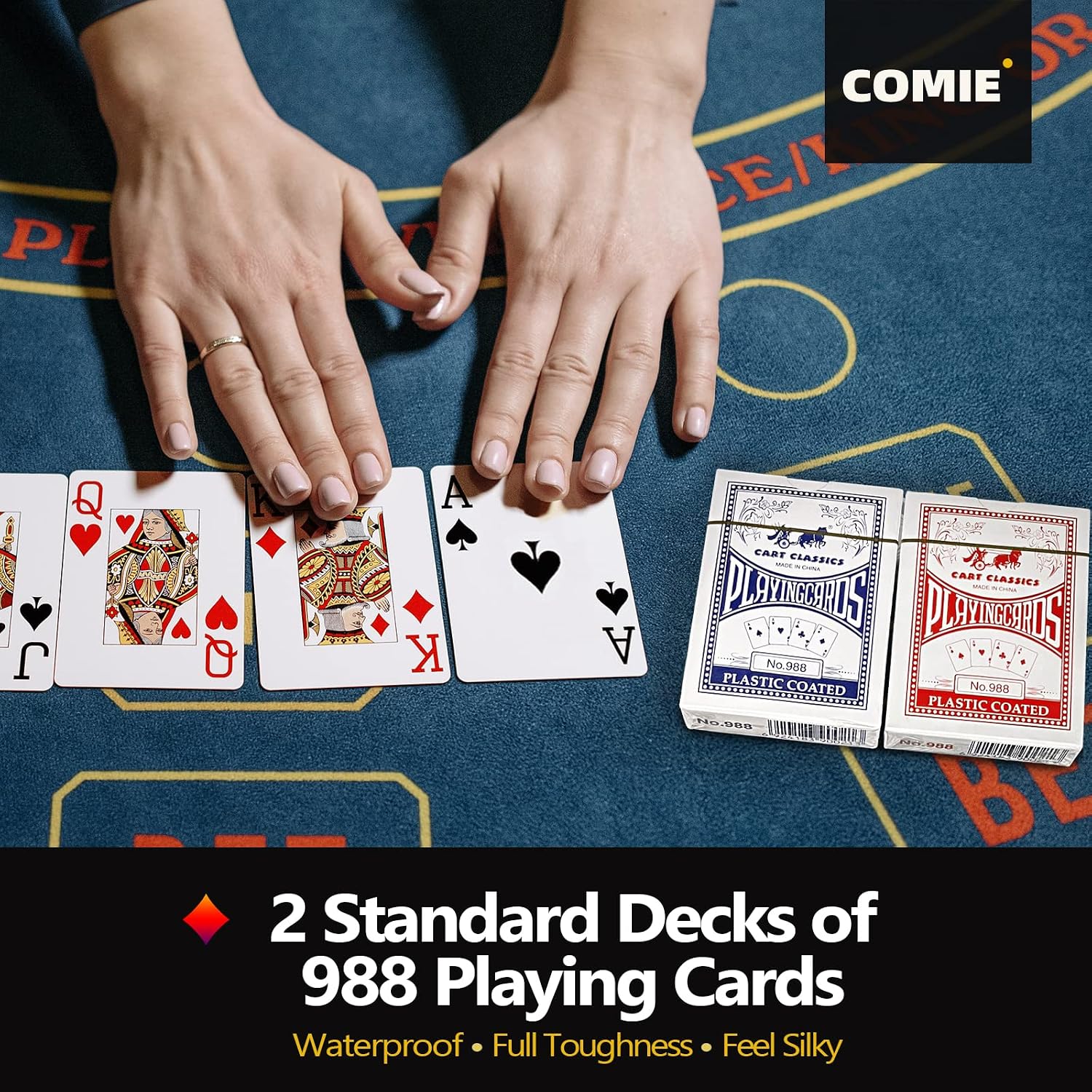 Detalle 2 de Comie Poker Chips 500PCS poker chip set 🎲