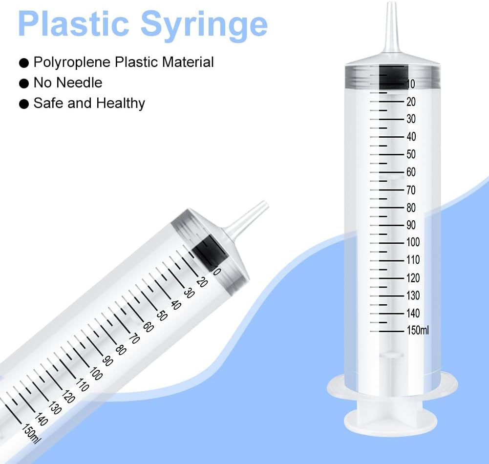 Detalle de OFFCUP plastspruta 150 ml med 130 cm kateter, utan nål