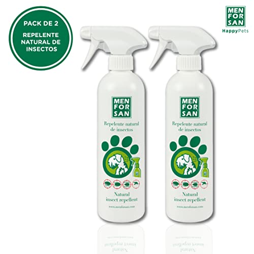 Thumbnail 5 de MENFORSAN Repelente Natural de Insectos con Citronela 500 ml – Pack de 2 Unidades para Perros