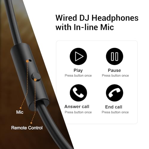 Thumbnail 6 de OneOdio Over Ear Studio Headphones with 50mm Drivers: Foldable, Comfortable, and Versatile for DJing, Monitoring, and Podcasting