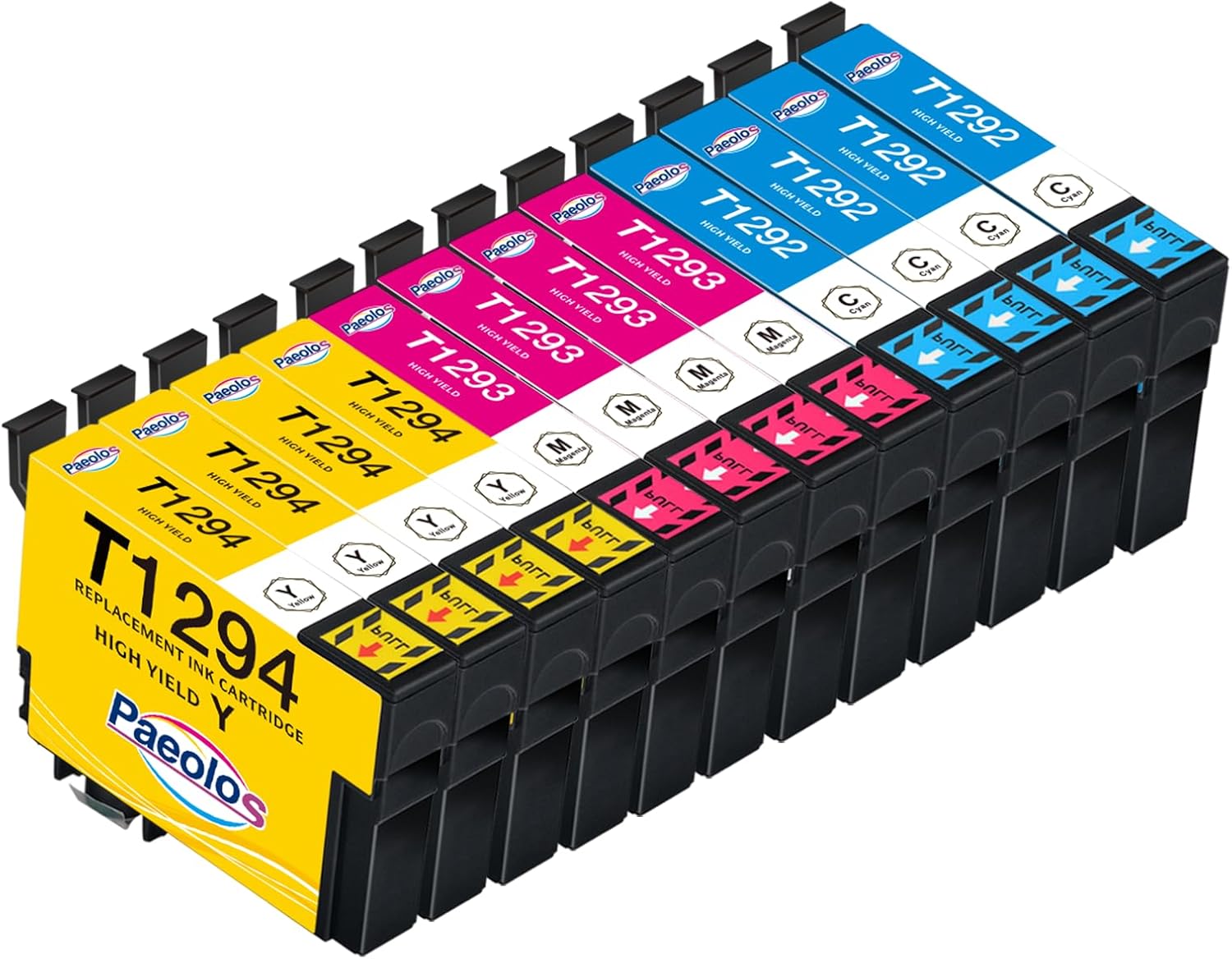 Paeolos T1295 Multipack de cartuchos de tinta 🖊