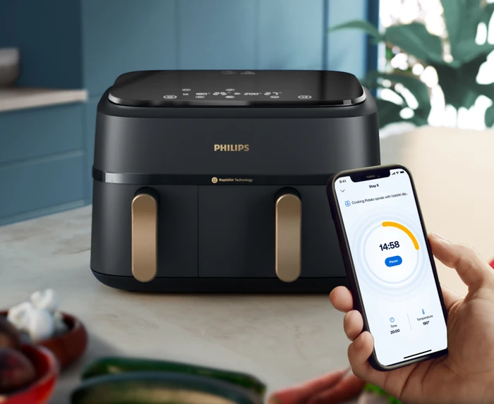 Thumbnail 10 de Philips Dual Basket NA352/00 Airfryer