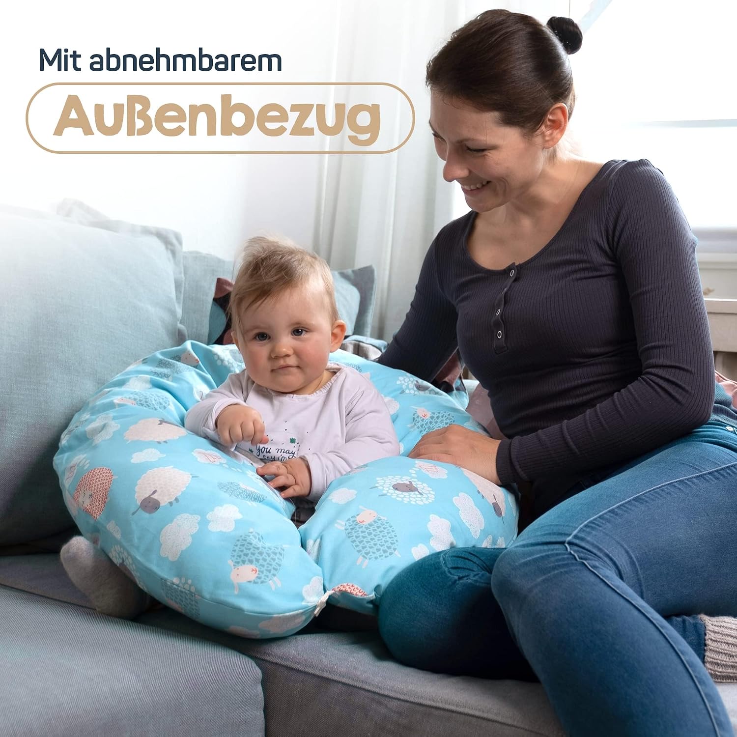 Thumbnail 6 de Baby's Stillkissen XXL – Geprüftes Schwangerschaftskissen, 190 cm
