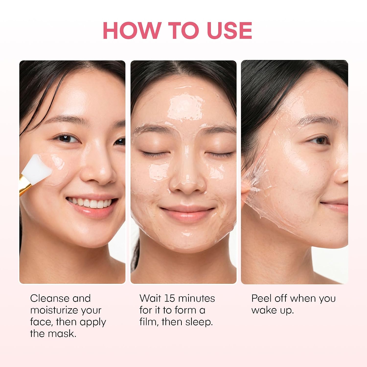 Detalle 2 de YURI Collagen Night Wrapping Mask, Overnight Peel-Off Mask, 2.53 fl oz