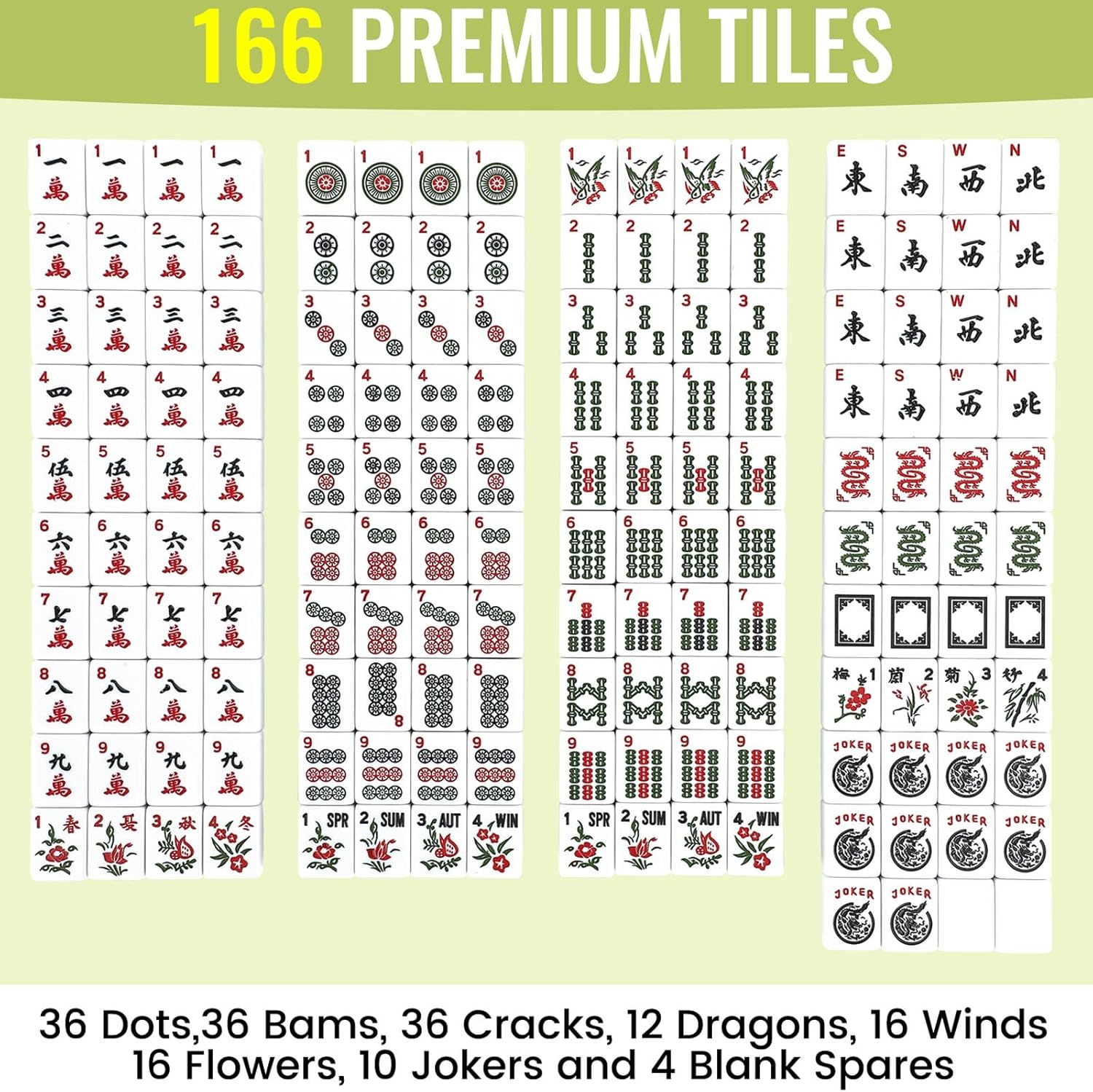 Thumbnail 1 de Marllifenney American Mahjong 166 tiles 🎲