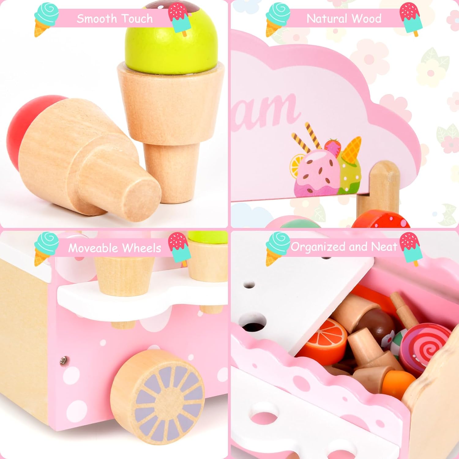 Detalle 2 de Gelateria Giocattolo Carretto dei Gelati 3+