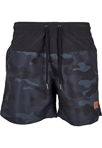 Detalle de URBAN CLASSICS Bañador de Hombre Estilo Moderno – Bermudas cortos con drying rápido (XS–5XL)