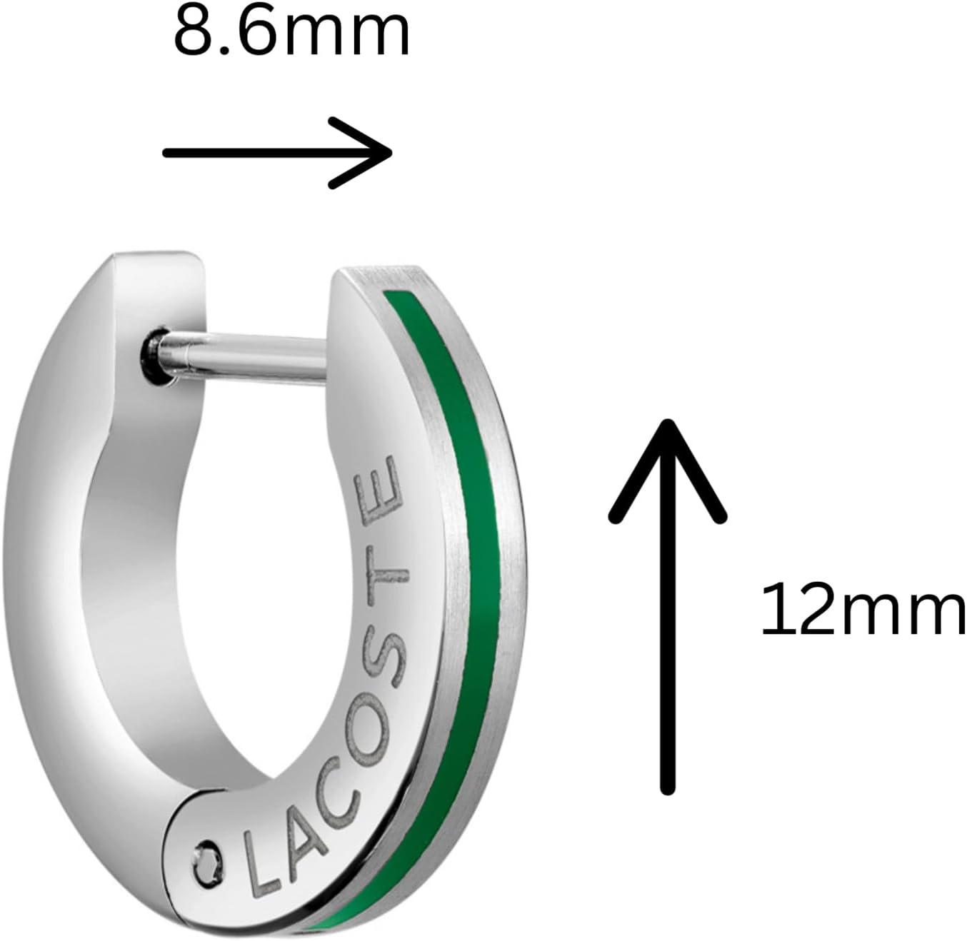 Thumbnail 1 de Lacoste Ohrringe Hinge für Herren Baseline Edelstahl 2040087