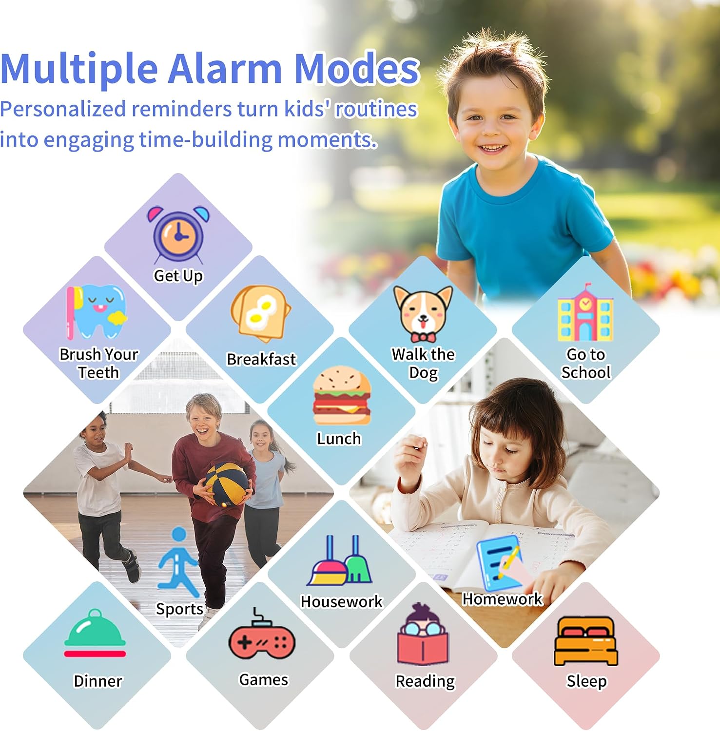 Detalle 2 de Kids Smart Watch Tixpc 39 Puzzle Games