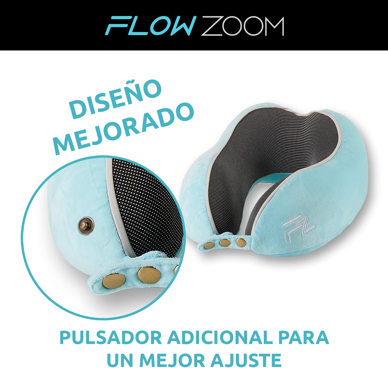 Thumbnail 5 de FLOWZOOM Comfy Kids Almohada de Viaje ✈️ para Niños Mayores de 6 Años