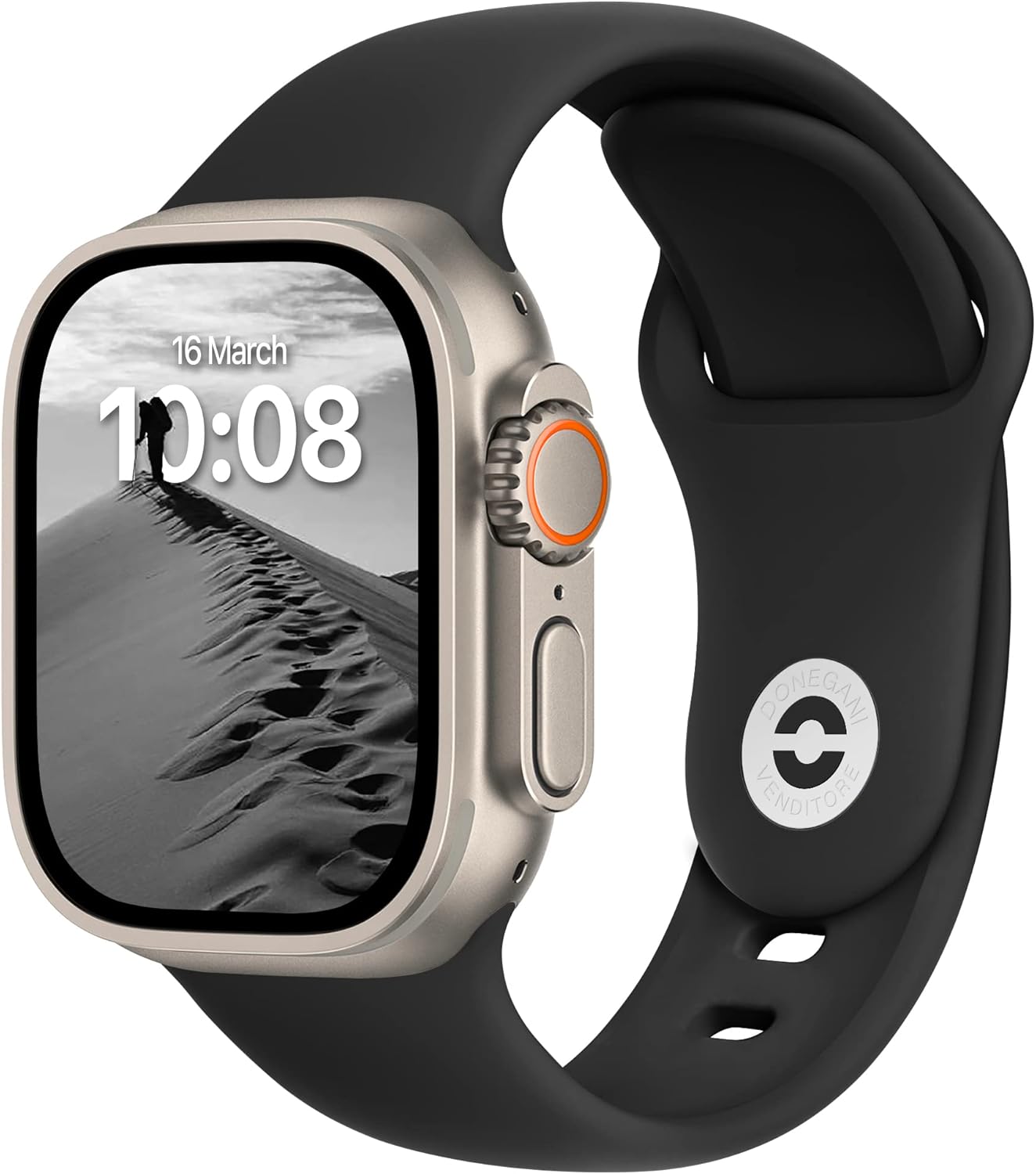 Detalle 2 de DONEGANI SB Straps for Apple Watch – Silicone Band in Imperial Purple (Various Sizes)