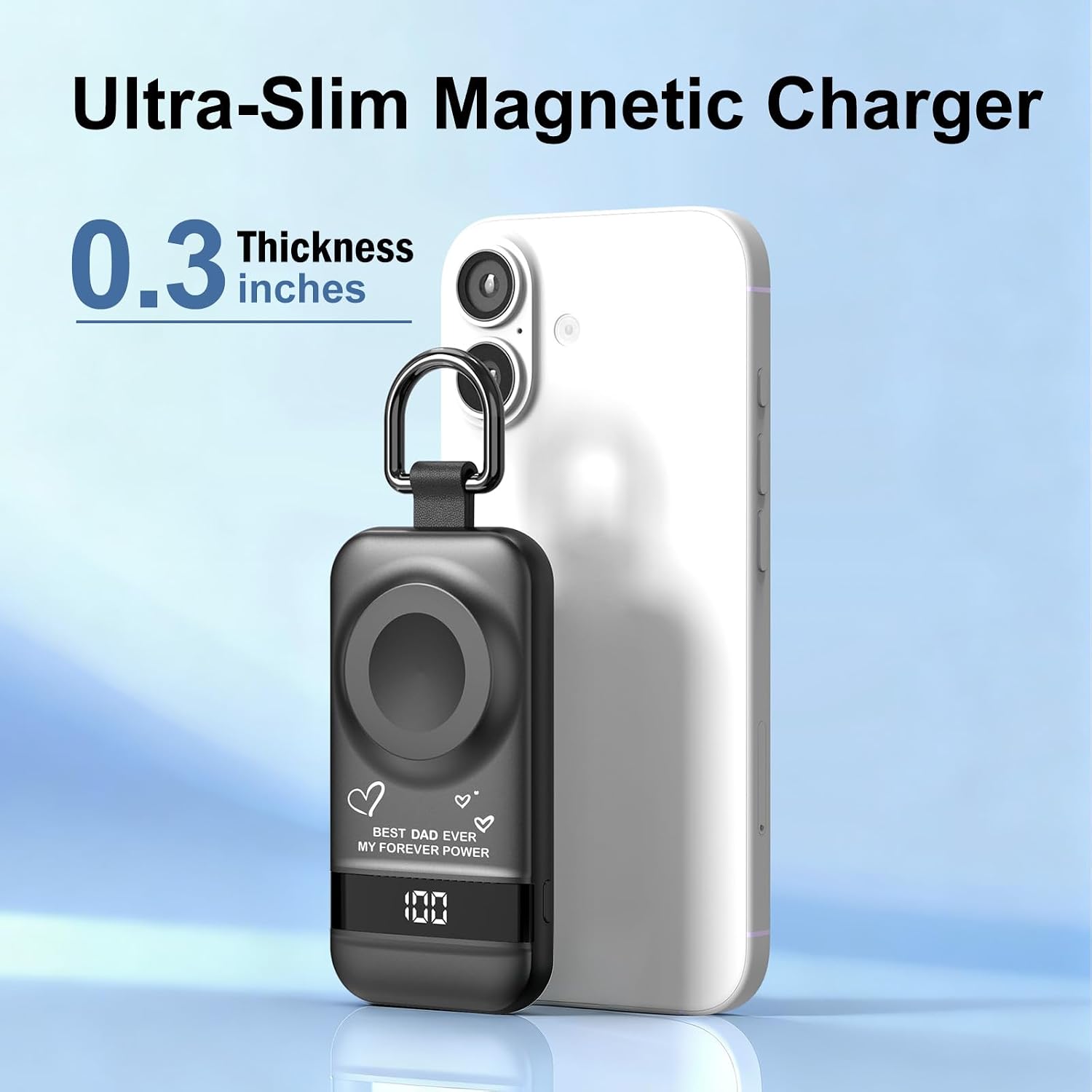 Detalle de Convoltyai Apple Watch Portable Charger, 2500mAh