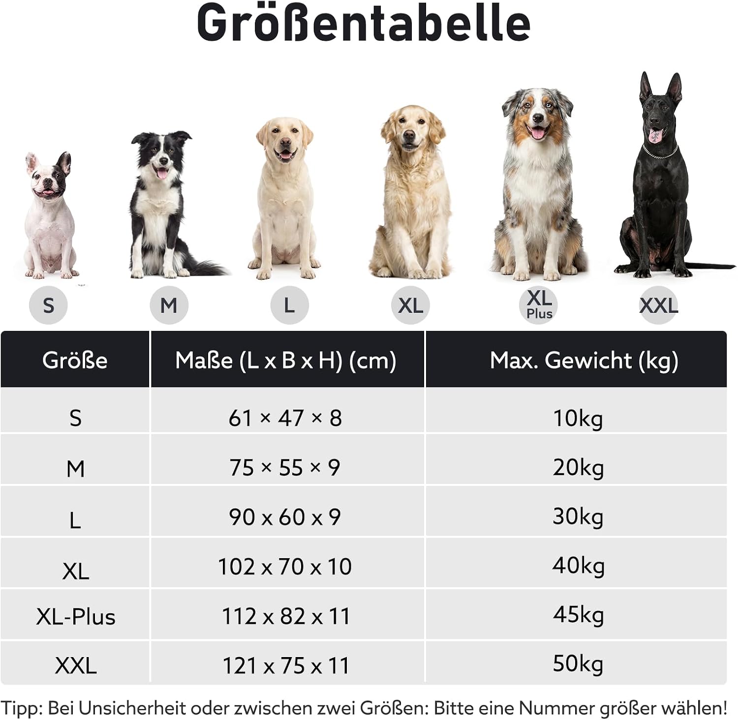 Detalle 2 de Pawk Hundebett Kleine Hunde – flauschiges, waschbares Hundekissen 61x47x8 cm