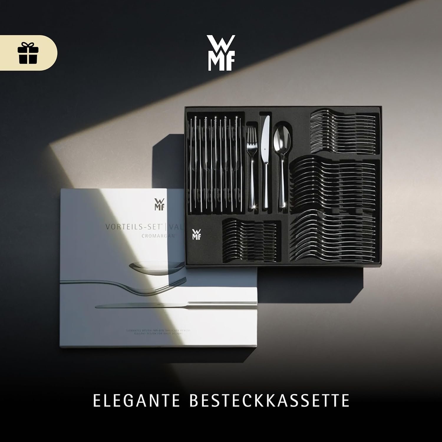 Thumbnail 6 de WMF Habitum Besteck Set 60 Teile für 12 Personen – Cromargan 18/10, spülmaschinenfest