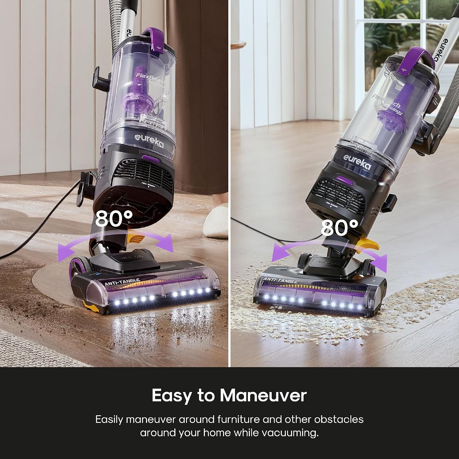 Detalle 2 de Eureka FlexReach Upright Vacuum with Large Dust Cup ⚙