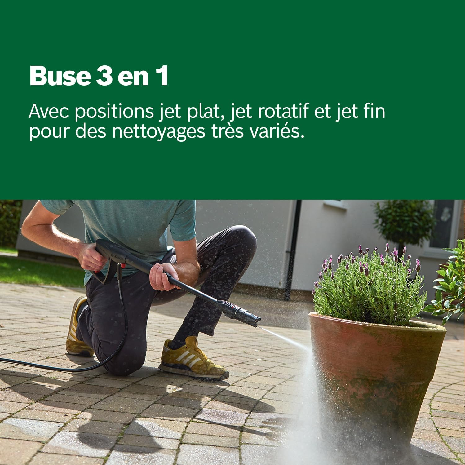 Thumbnail 3 de Nettoyeur haute pression Bosch UniversalAquatak 125 – 125 bar, 1500 W, tuyau 5 m et 2 buses