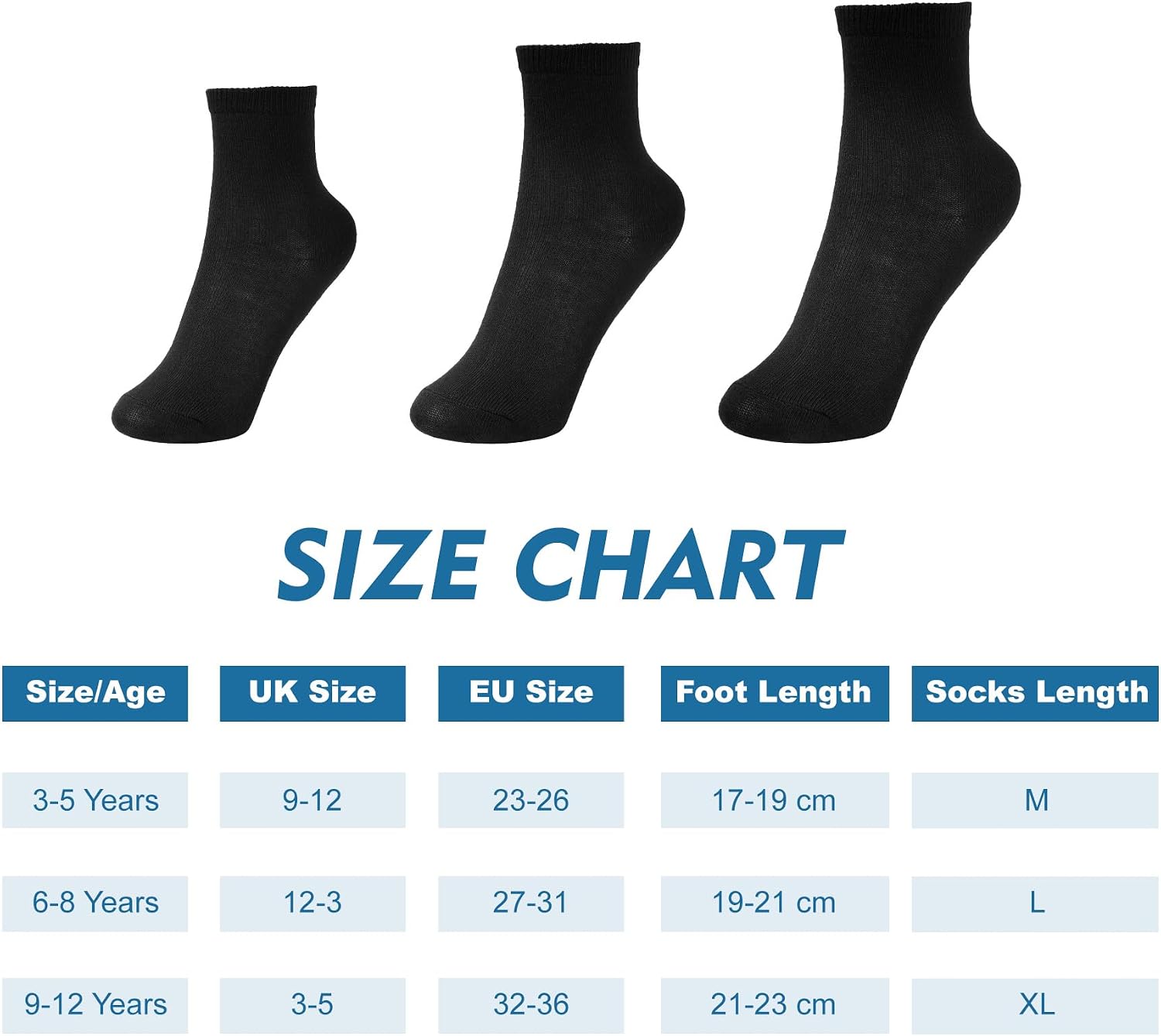 Detalle de Zzxlw Kinder Socken Jungen Schwarz Weiß Grau – 15 Paar, atmungsaktiv, komfortabel & vielseitig