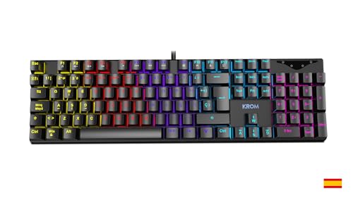 Thumbnail 1 de KROM KASIC teclado mecánico RGB 12 multimedia